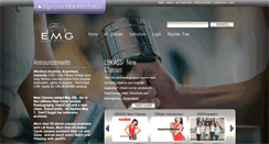 Desktop Screenshot of emglivefitness.com